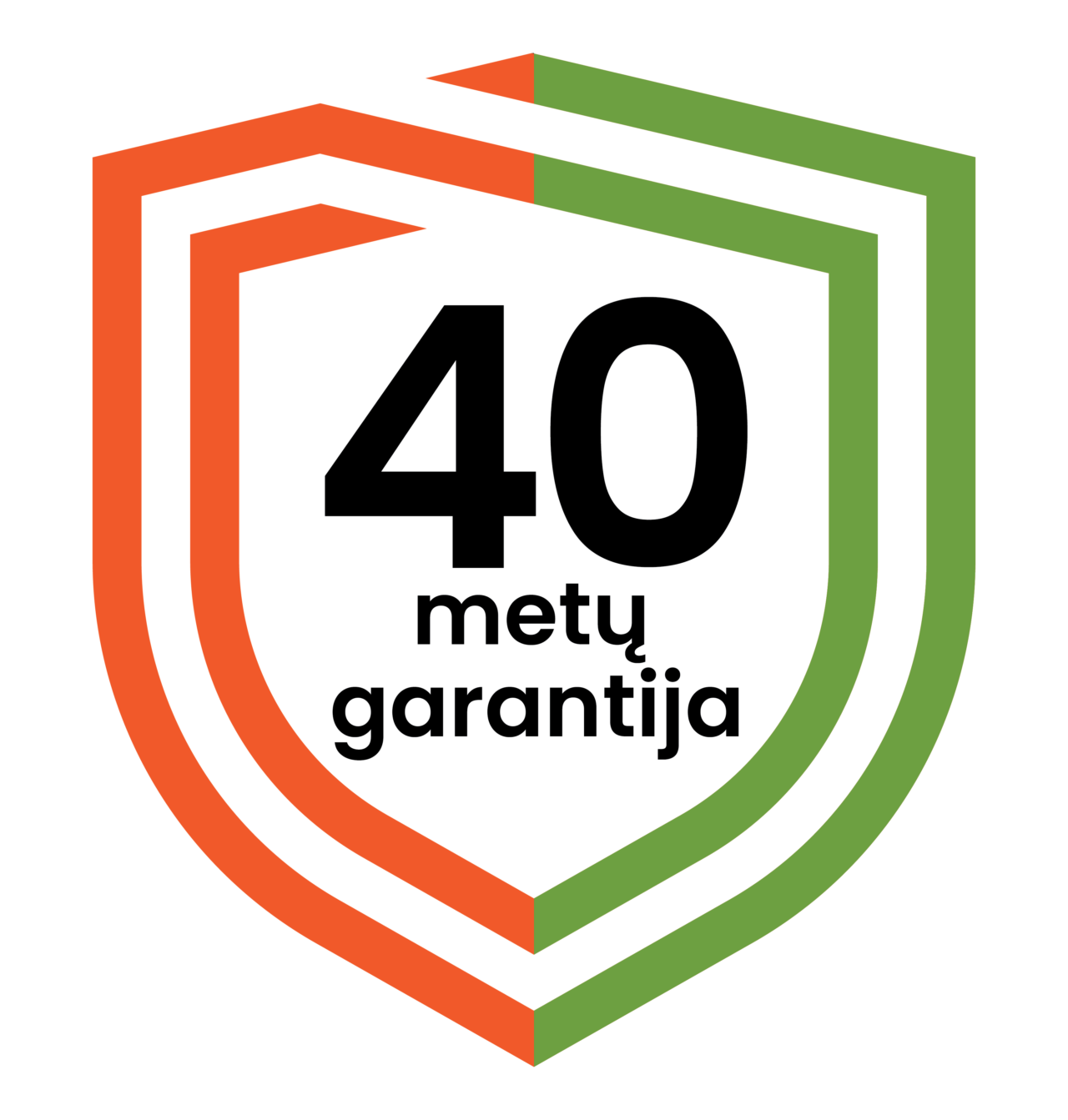 40 metų garantija