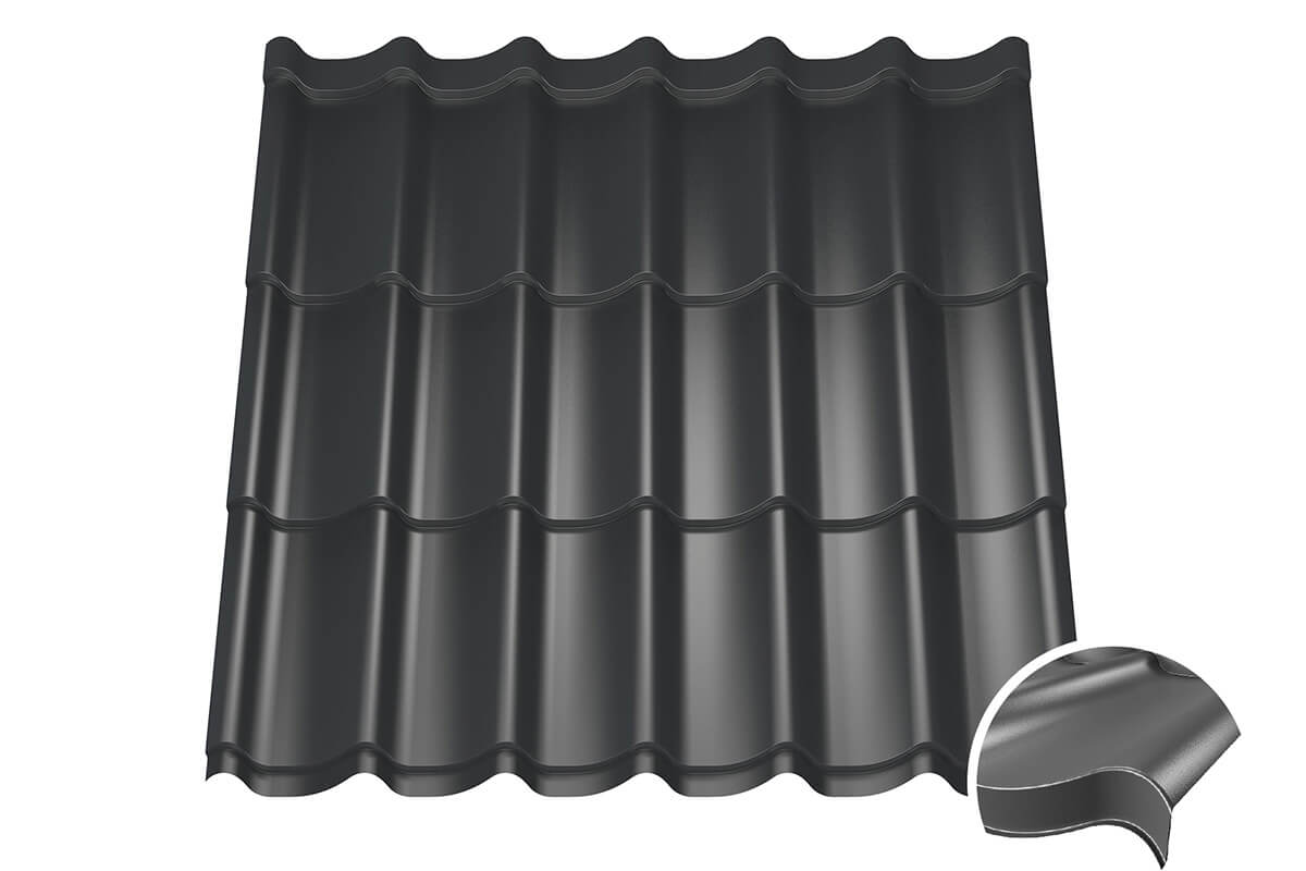 plieninės čerpės vena