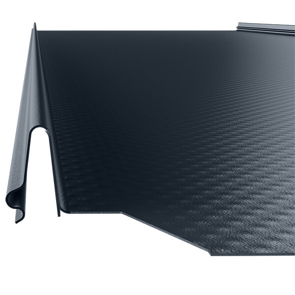 panel dachowy na rąbek molet